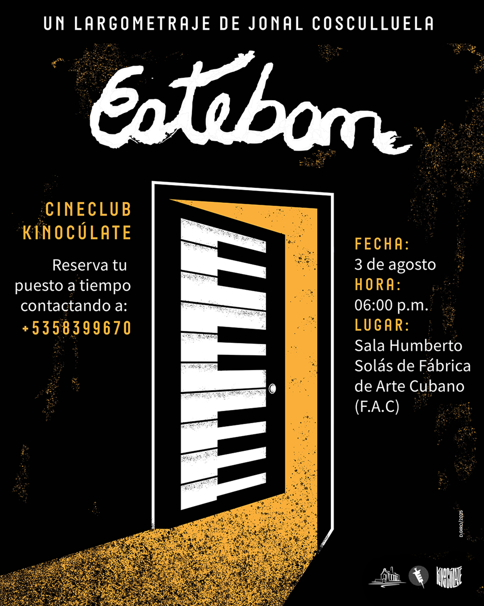 Cartel Cineclub Esteban