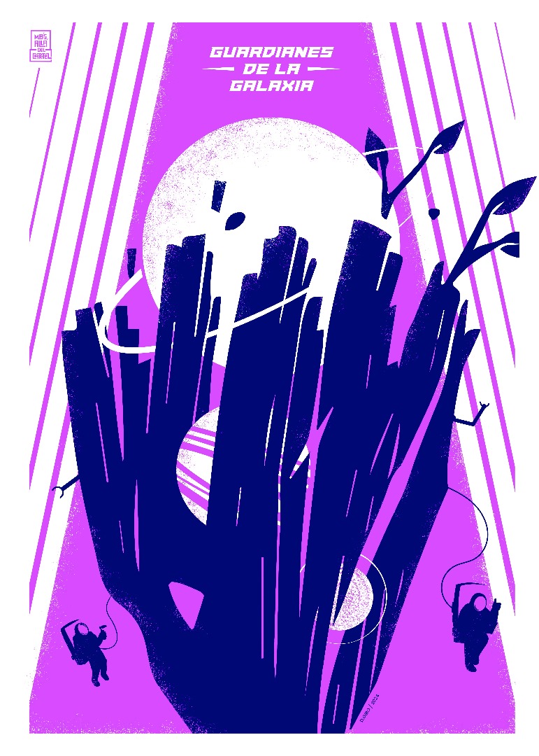 Cartel Guardianes de La Galaxia